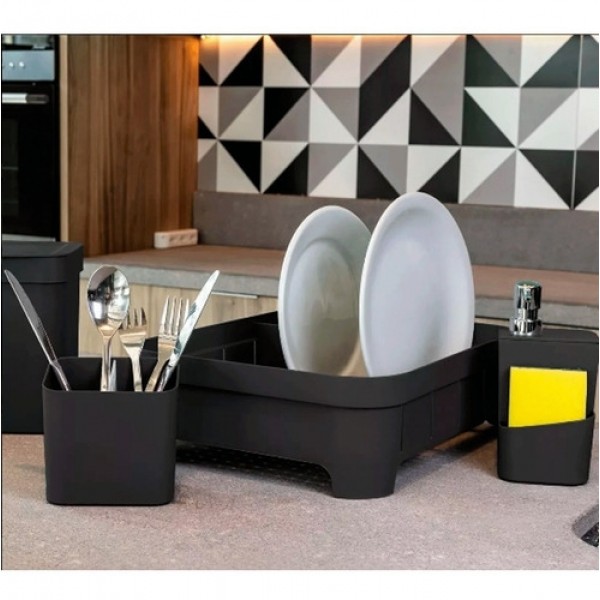 Escorredor De Louça Escorredor De Pratos Porta Talheres Utensílios Cozinha Trium Ou