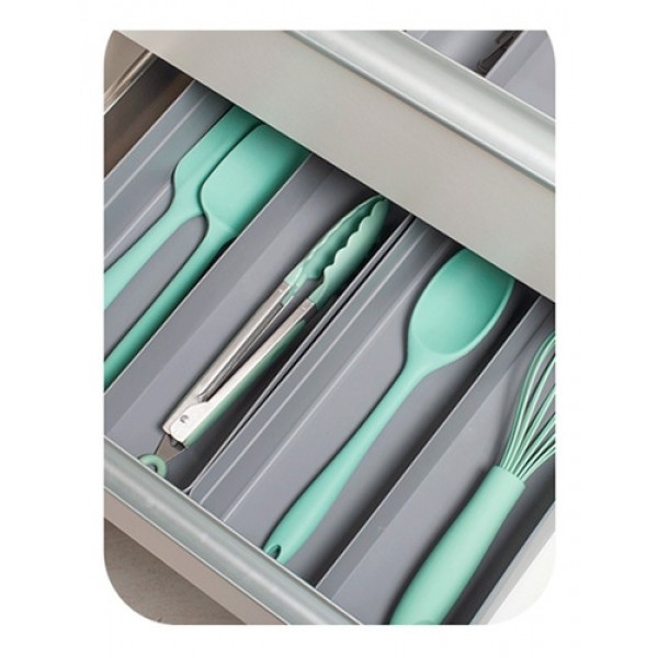 Porta Talheres Organizador De Gavetas Utensilios Domesticos OL1100 2 Div