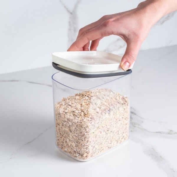 Pote Hermético Pote Para Mantimentos C/Tampa Organizador 1,5L
